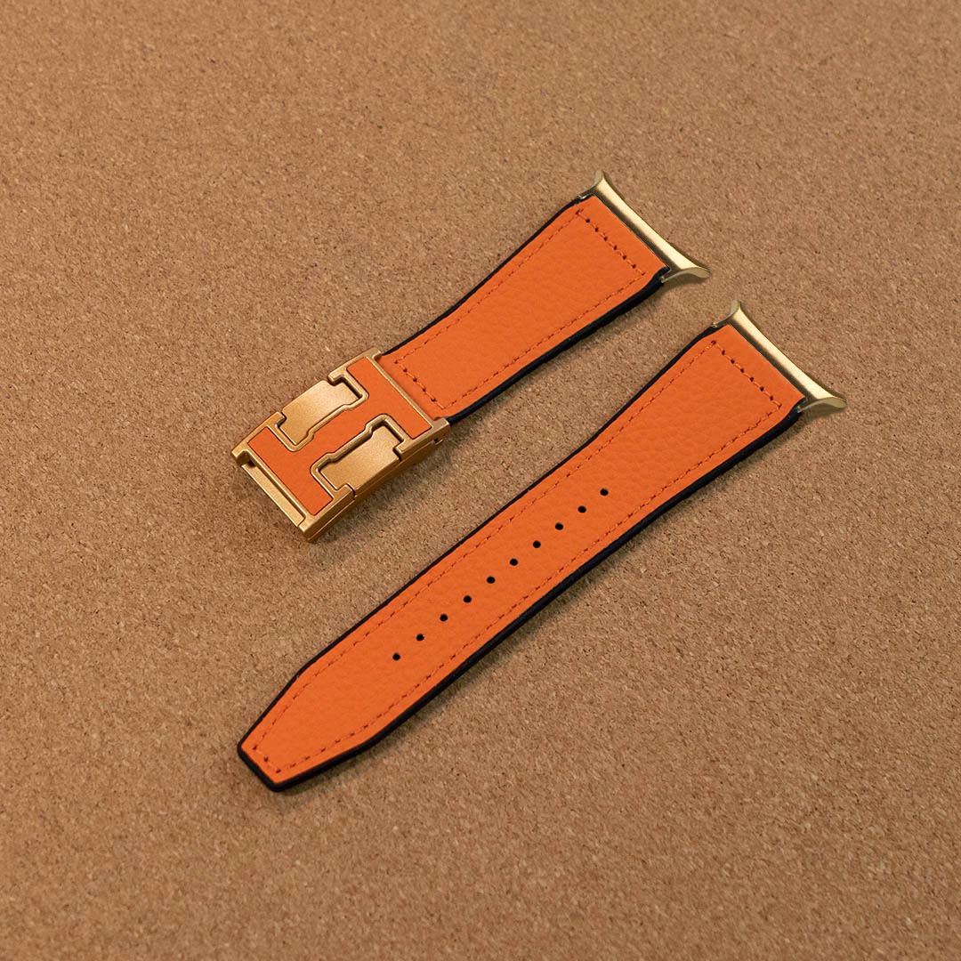 Bracelet de vacances en cuir grainé pour Samsung Galaxy Watch Ultra