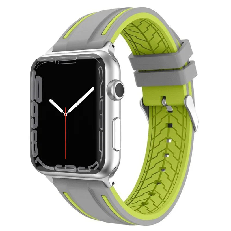 Bracelet sport en silicone bicolore