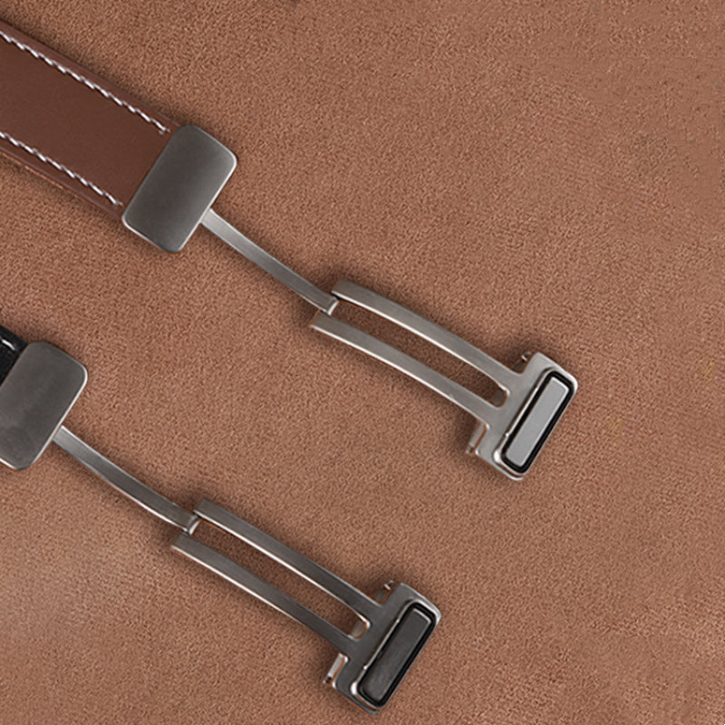 Sangle pliable magnétique en cuir