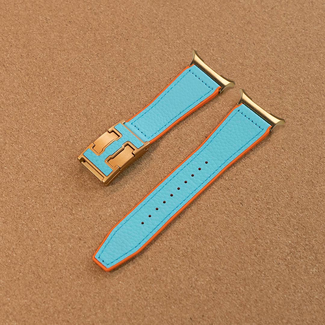 Bracelet de vacances en cuir grainé pour Samsung Galaxy Watch Ultra