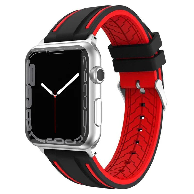 Bracelet sport en silicone bicolore