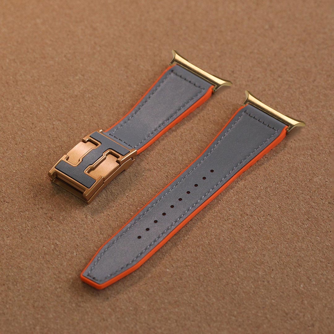 Bracelet de vacances en cuir grainé pour Samsung Galaxy Watch Ultra
