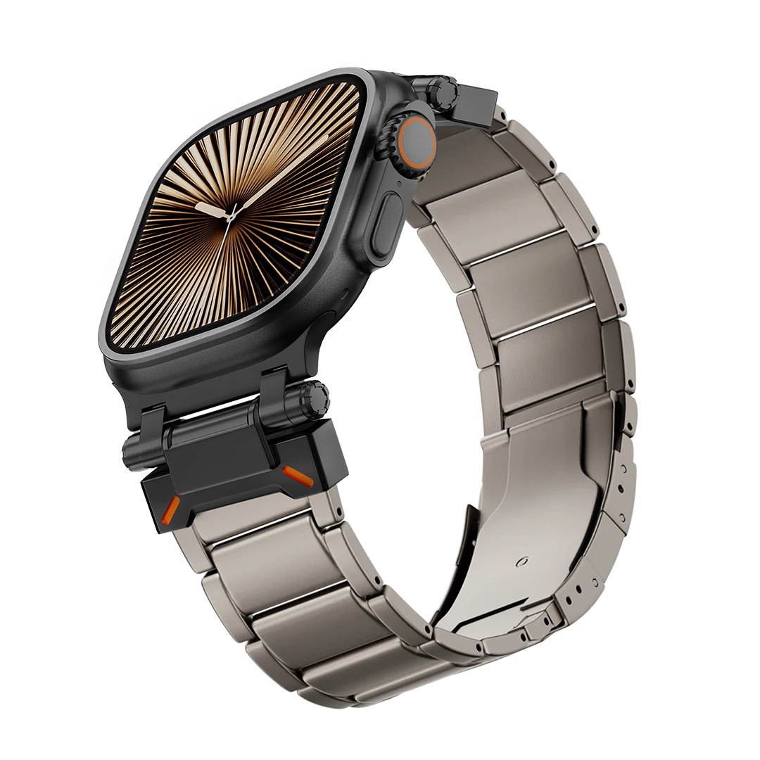 BRACELET À MAILLONS EN TITANE LUX88