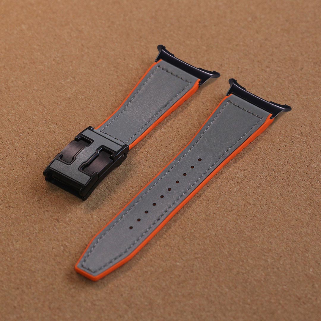 Bracelet de vacances en cuir grainé pour Samsung Galaxy Watch Ultra