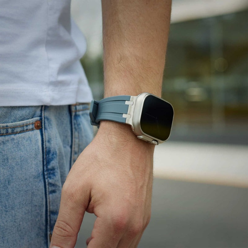 Bracelet en silicone de luxe à boucle déployante AP