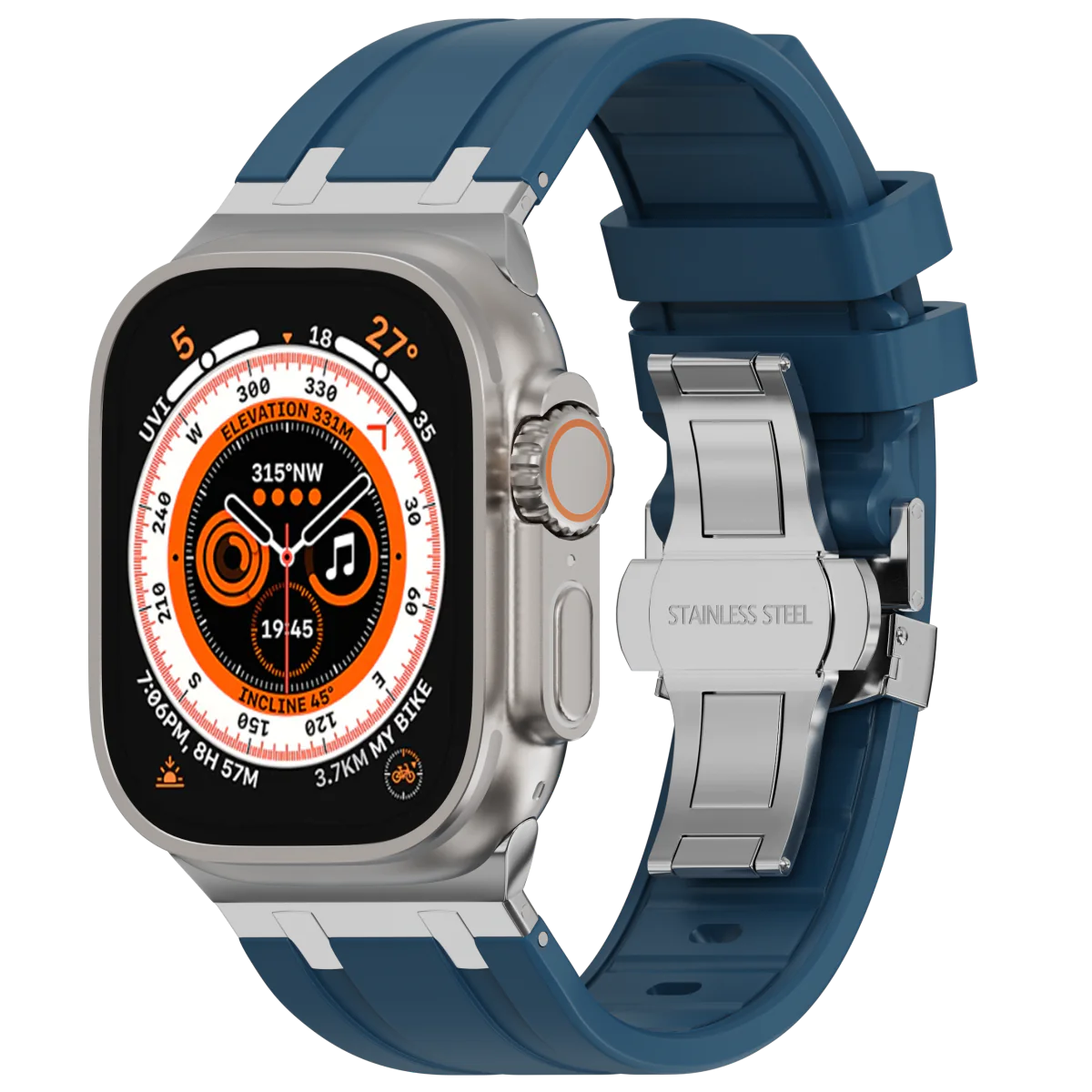 Bracelet en silicone de luxe AP avec boucle papillon