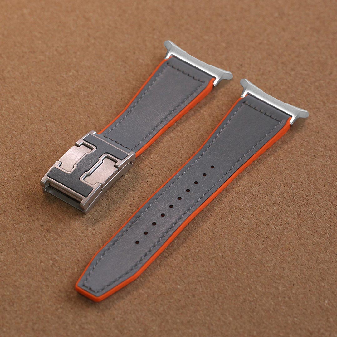 Bracelet de vacances en cuir grainé pour Samsung Galaxy Watch Ultra