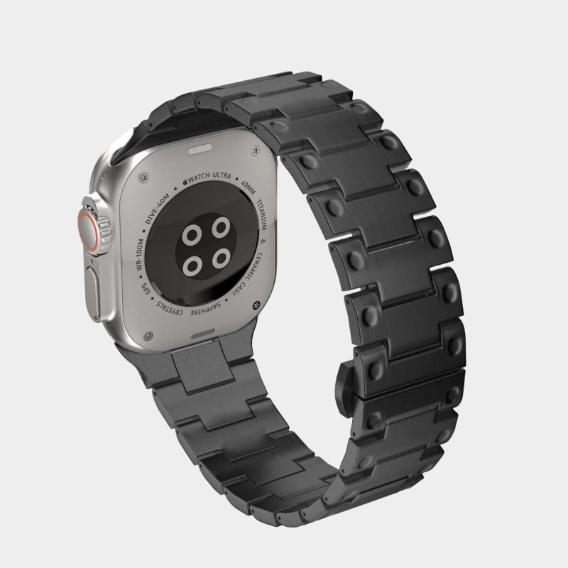Bracelet de montre en titane alvéolé
