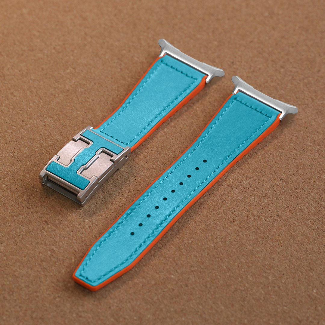 Bracelet de vacances en cuir grainé pour Samsung Galaxy Watch Ultra