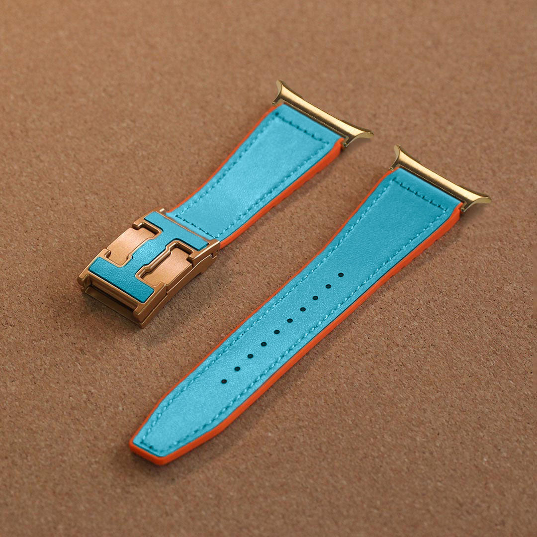 Bracelet de vacances en cuir grainé pour Samsung Galaxy Watch Ultra