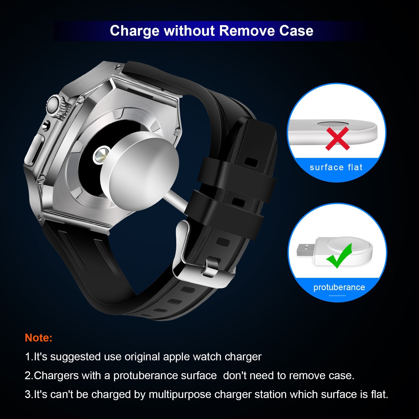 Bracelet modifié intégré en acier inoxydable