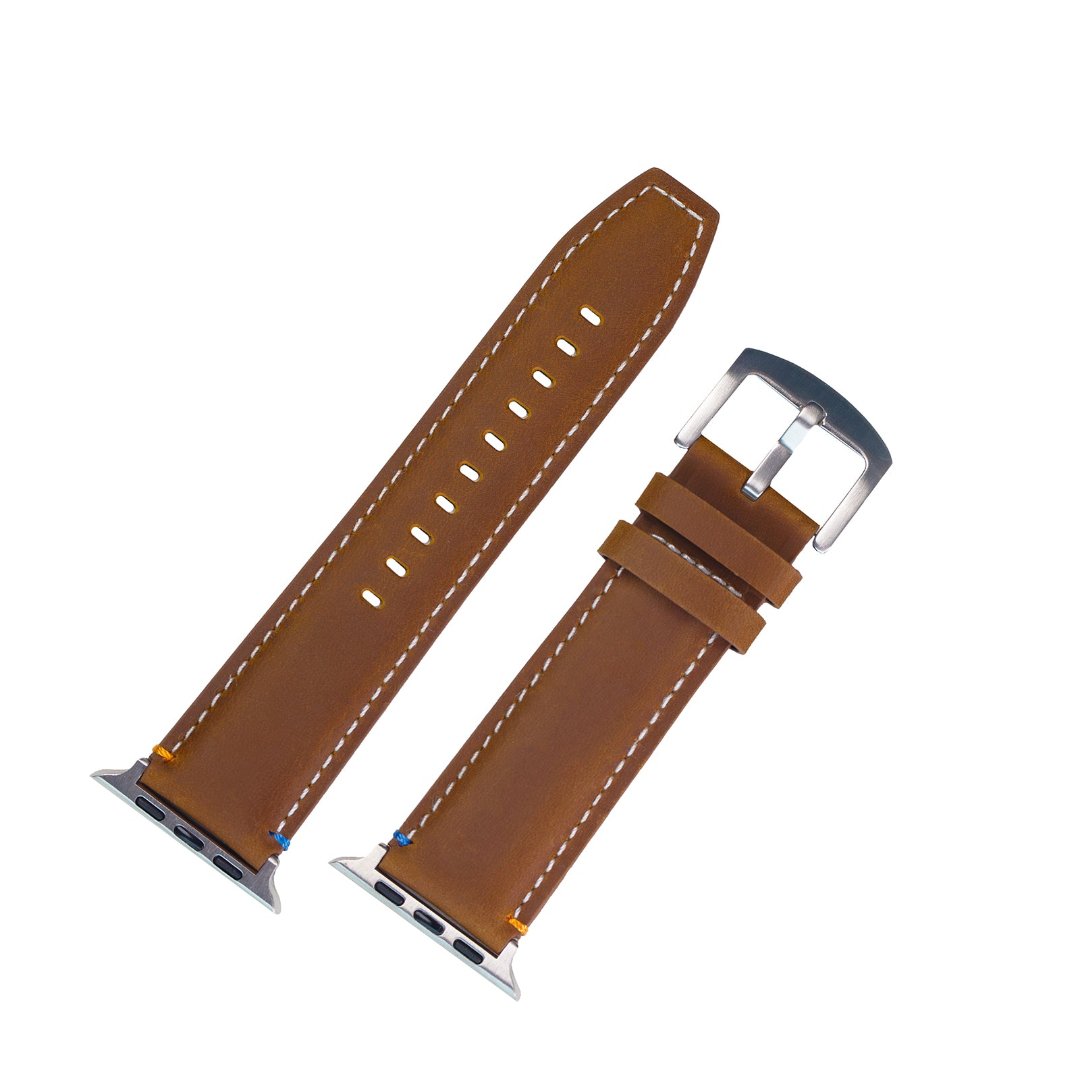 Bracelet en cuir style ville antique
