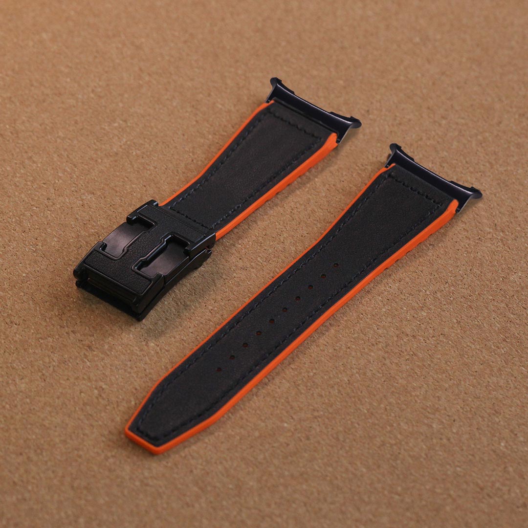 Bracelet de vacances en cuir grainé pour Samsung Galaxy Watch Ultra