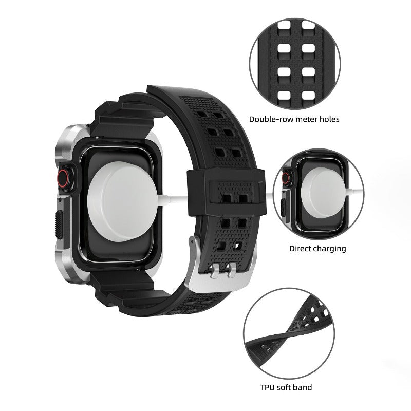 Bracelet en TPU modifié en acier inoxydable