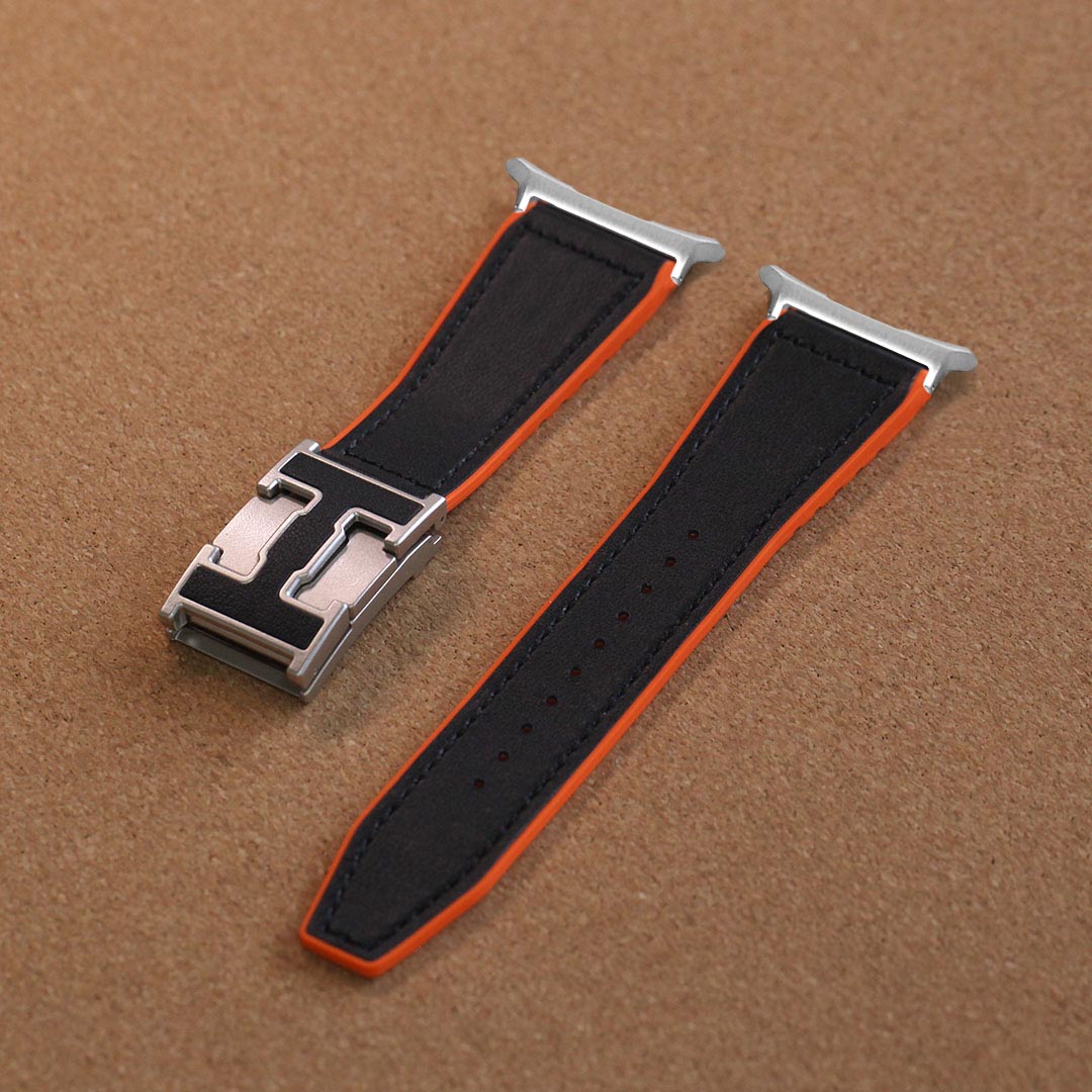 Bracelet de vacances en cuir grainé pour Samsung Galaxy Watch Ultra