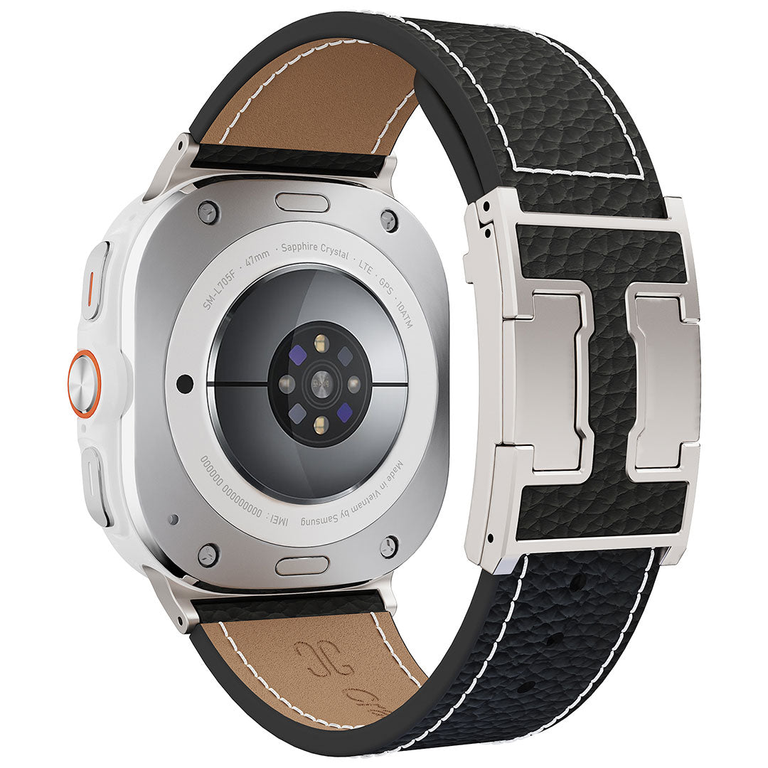 Bracelet en cuir pour Samsung Galaxy Watch Ultra L25