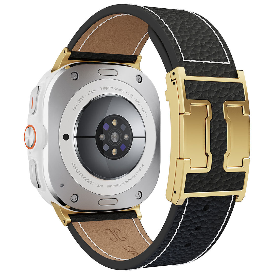 Bracelet en cuir pour Samsung Galaxy Watch Ultra L25