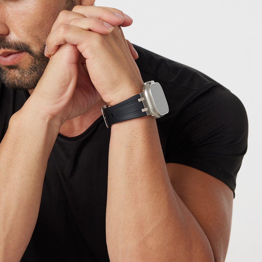 Bracelet en silicone de luxe AP avec boucle papillon