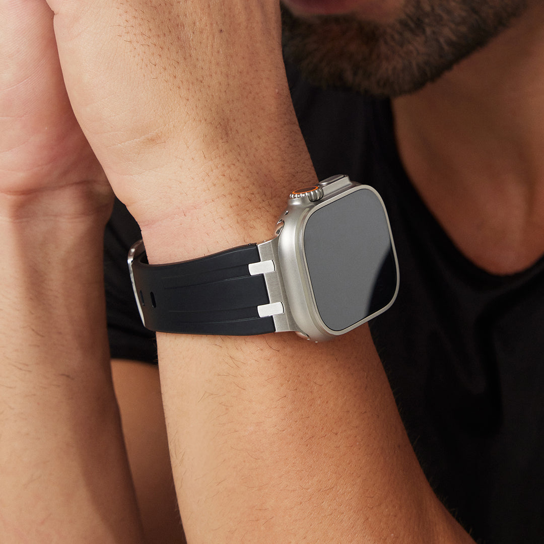 Bracelet en silicone de luxe à boucle déployante AP