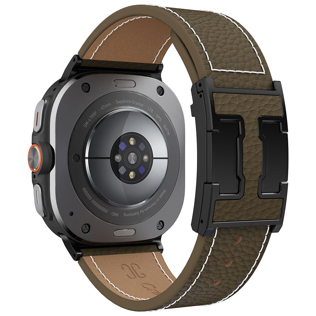 Bracelet en cuir pour Samsung Galaxy Watch Ultra L25