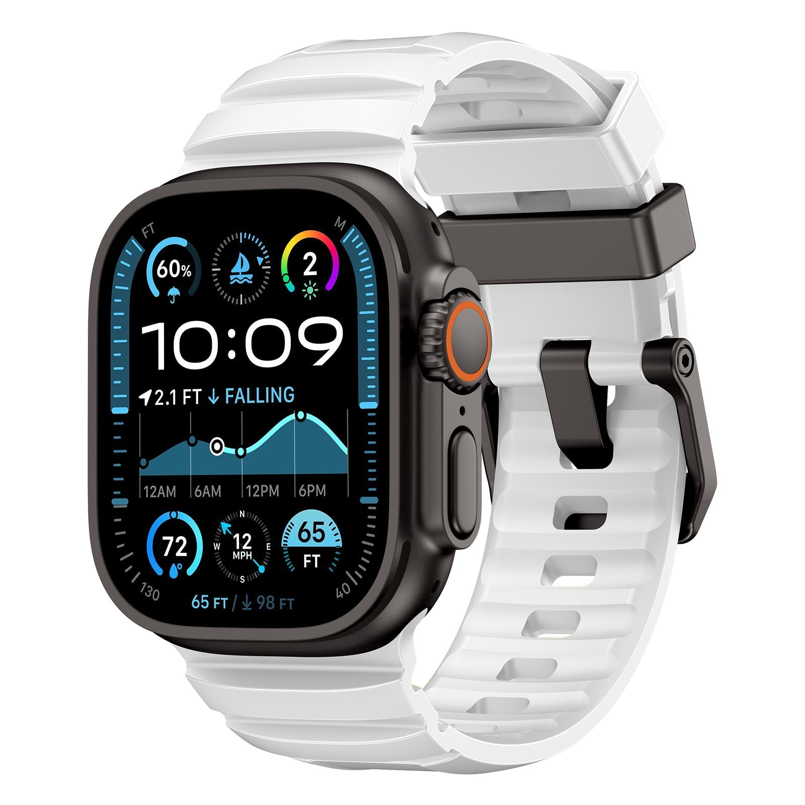 ST02 Sport Silicone Band For Apple Watch