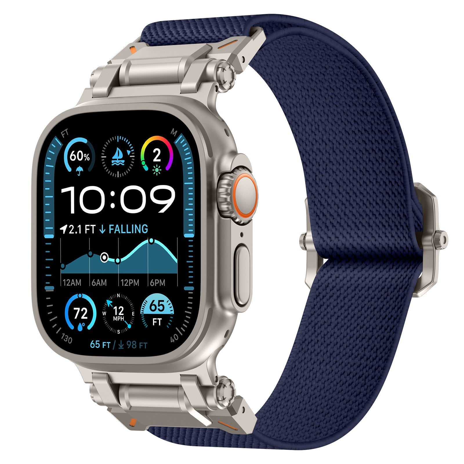 Bracelet Explorer en nylon pour Apple Watch