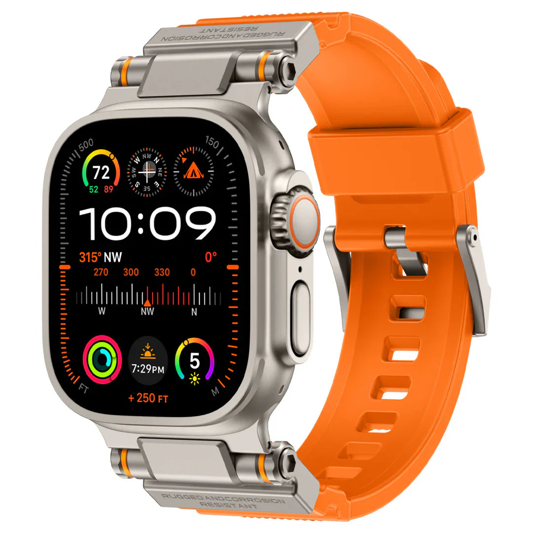 Bracelet en silicone Mecha Design pour Apple Watch