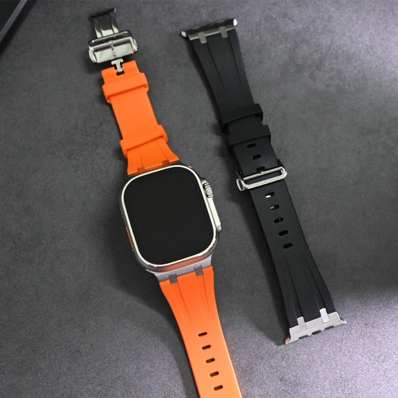 Bracelet en silicone de luxe à boucle déployante AP