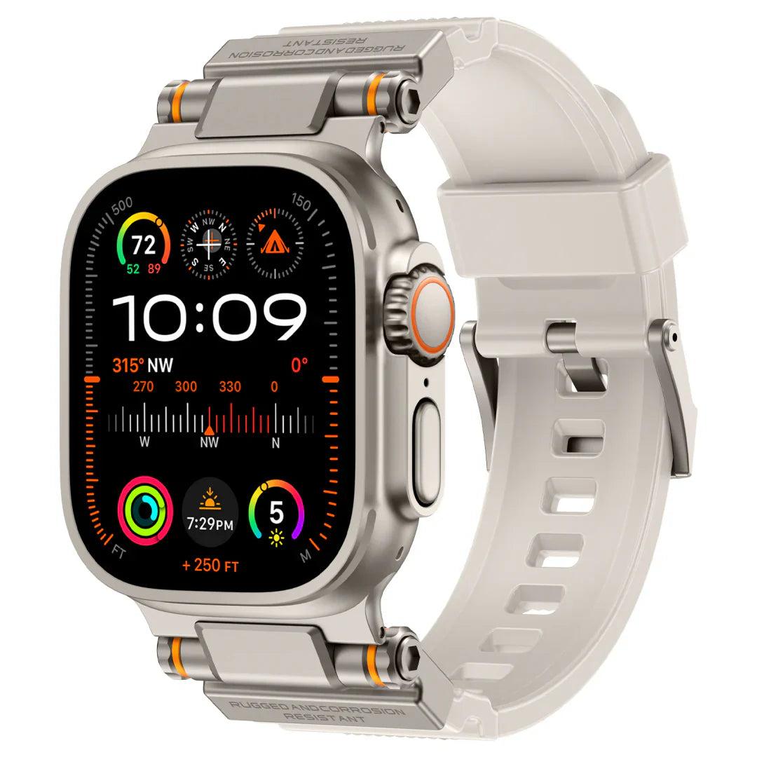 Bracelet en silicone Mecha Design pour Apple Watch