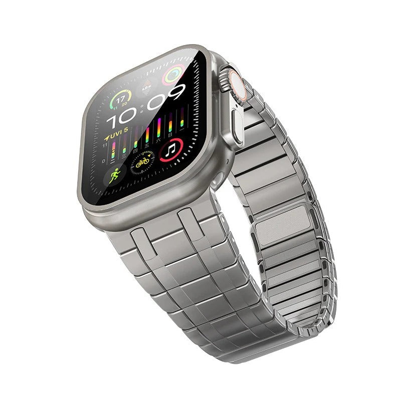 Bracelet magnétique AP en acier inoxydable pour Apple Watch