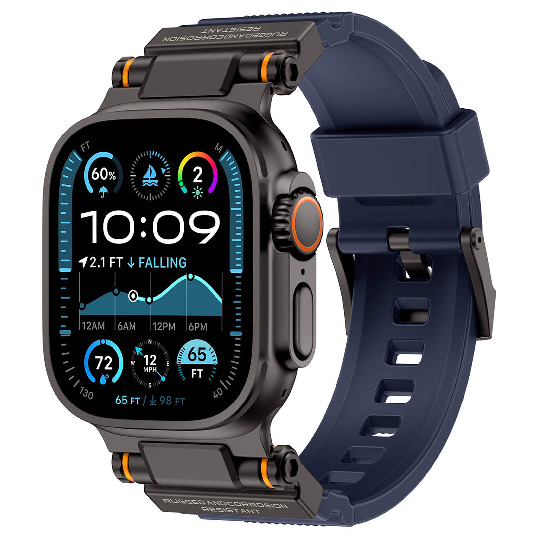 Bracelet en silicone Mecha Design pour Apple Watch