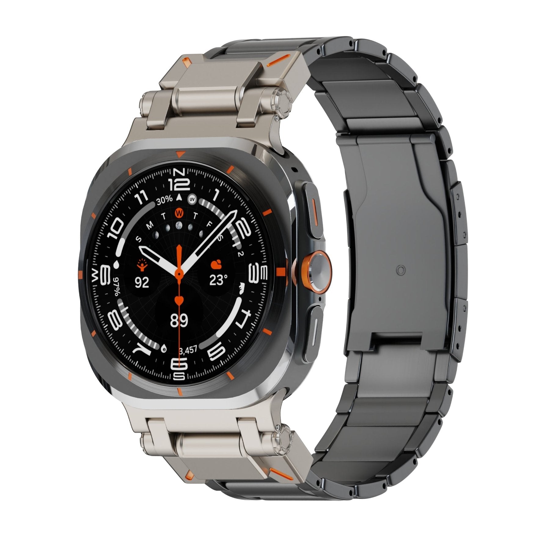 BRACELET À MAILLONS EN TITANE LUX88 pour Galaxy Watch Ultra