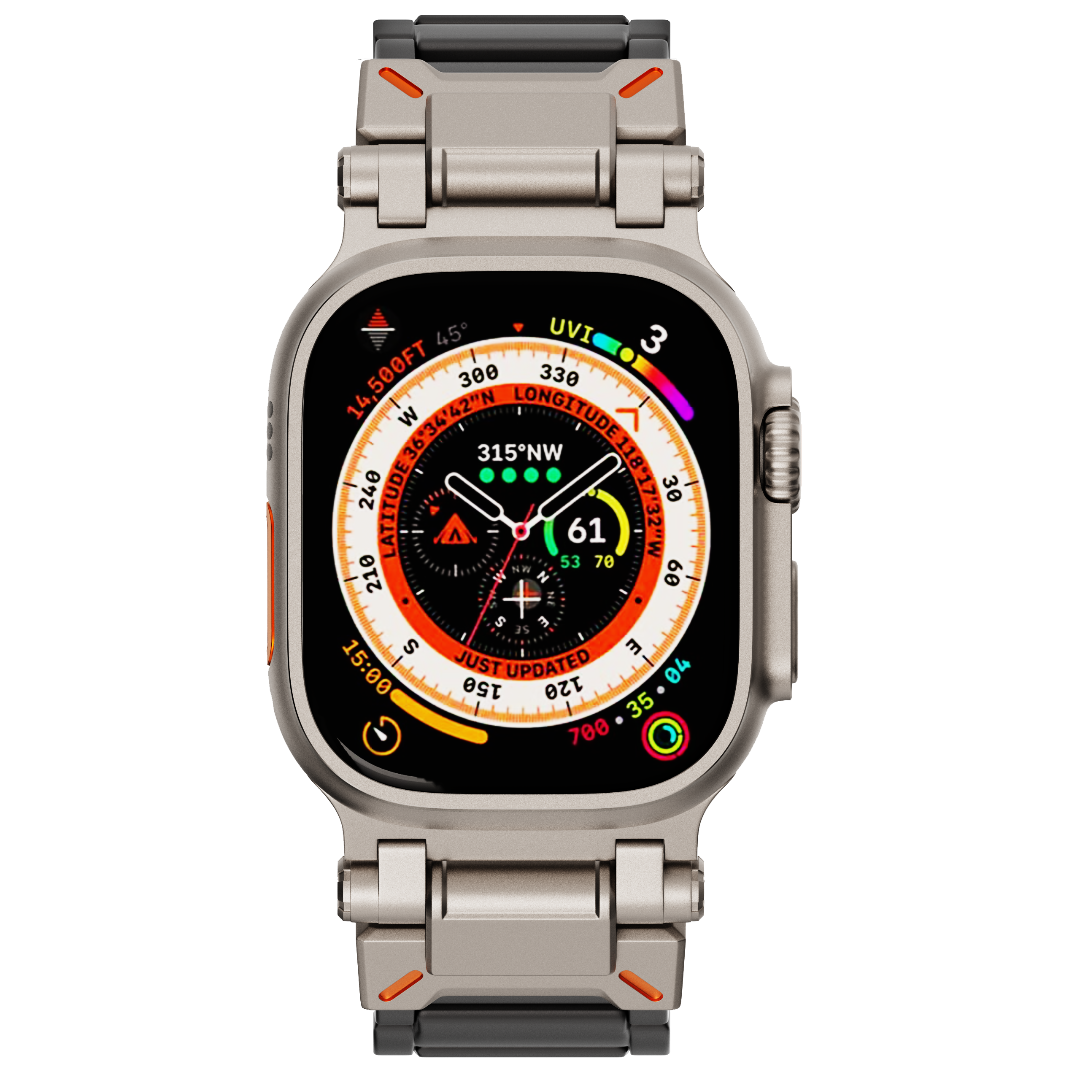 BRACELET À MAILLONS EN TITANE LUX88