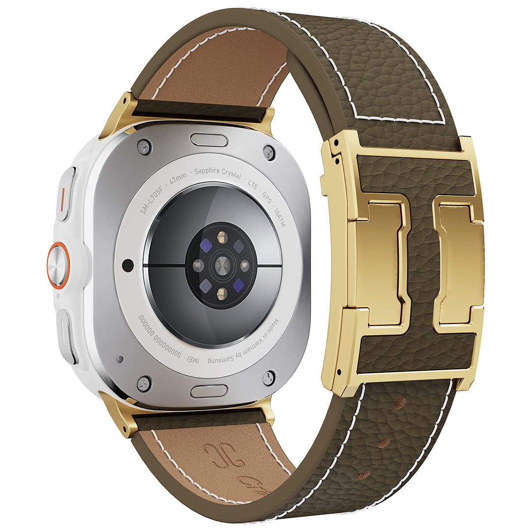 Bracelet en cuir pour Samsung Galaxy Watch Ultra L25