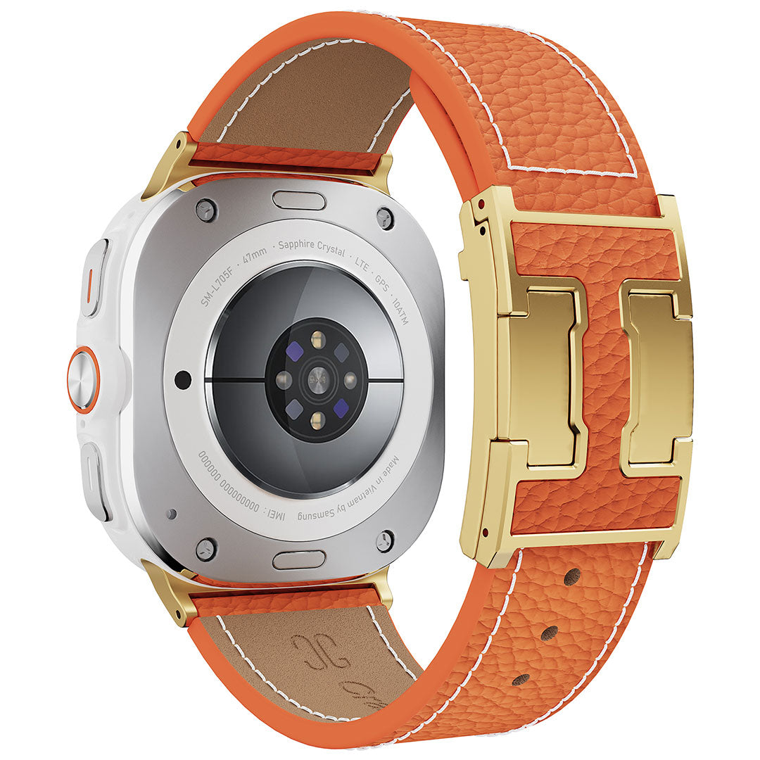 Bracelet en cuir pour Samsung Galaxy Watch Ultra L25