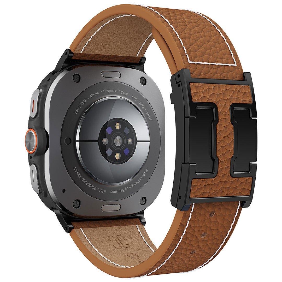 Bracelet en cuir pour Samsung Galaxy Watch Ultra L25
