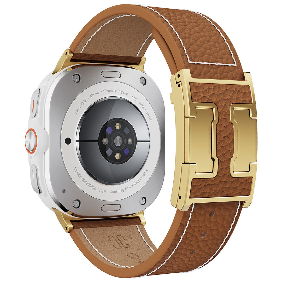Bracelet en cuir pour Samsung Galaxy Watch Ultra L25