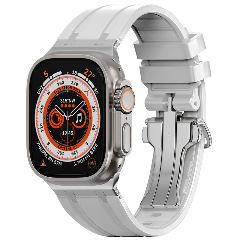 Bracelet en silicone de luxe à boucle déployante AP