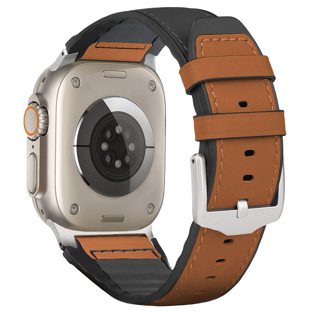 Leather & Silicone Band for Apple Watch