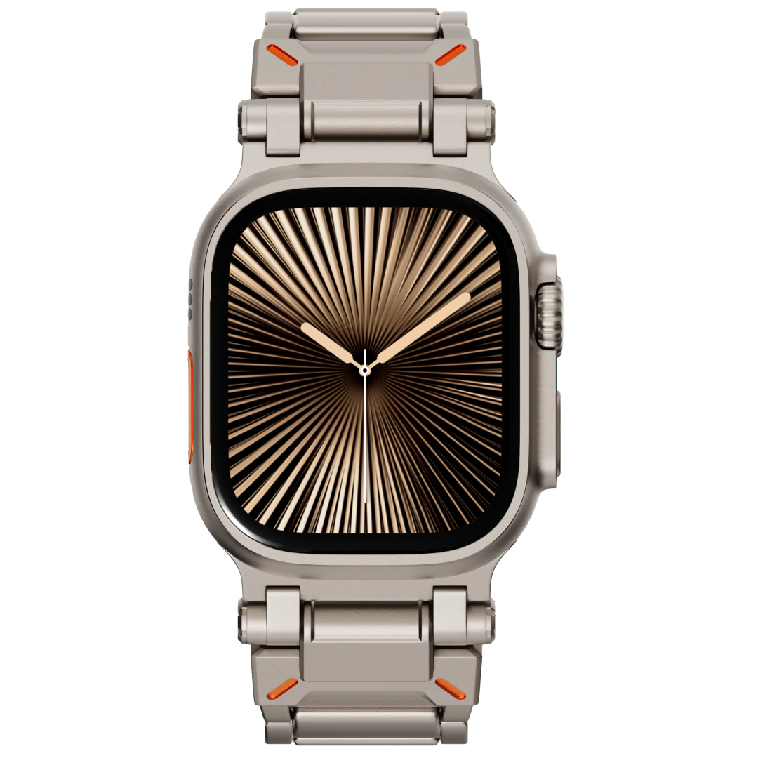 BRACELET À MAILLONS EN TITANE LUX88