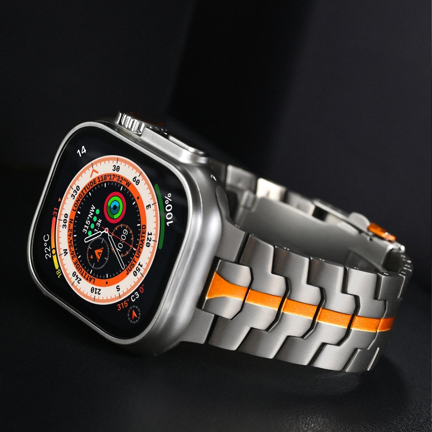 Bracelet en titane Time Wheel LUX15