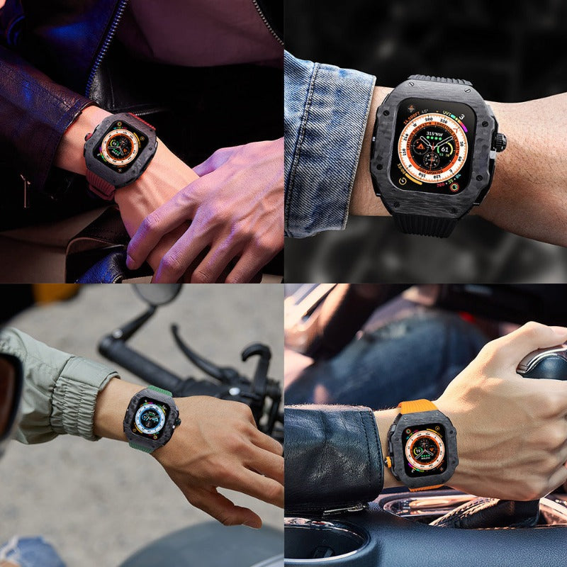 Bracelet de montre modifié en fibre de carbone