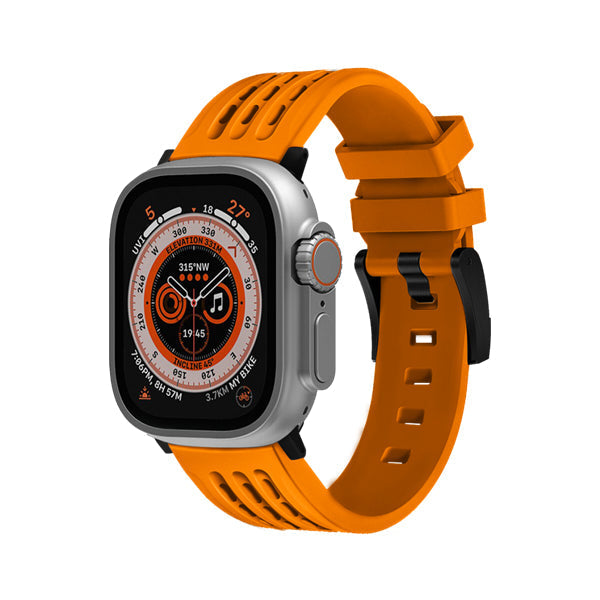 Bracelet respirant en caoutchouc fluoré de luxe