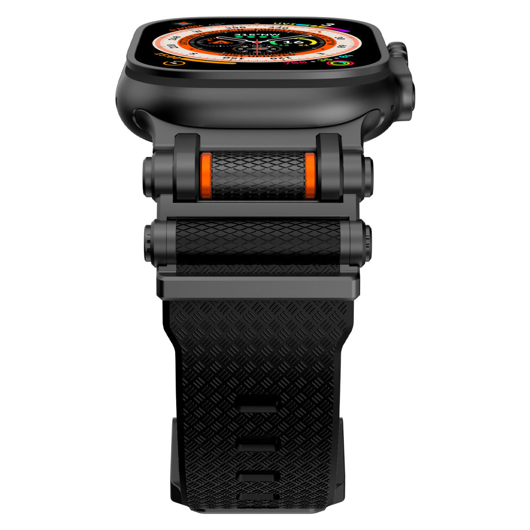Bracelet en silicone avec axe de rotation pour Apple Watch
