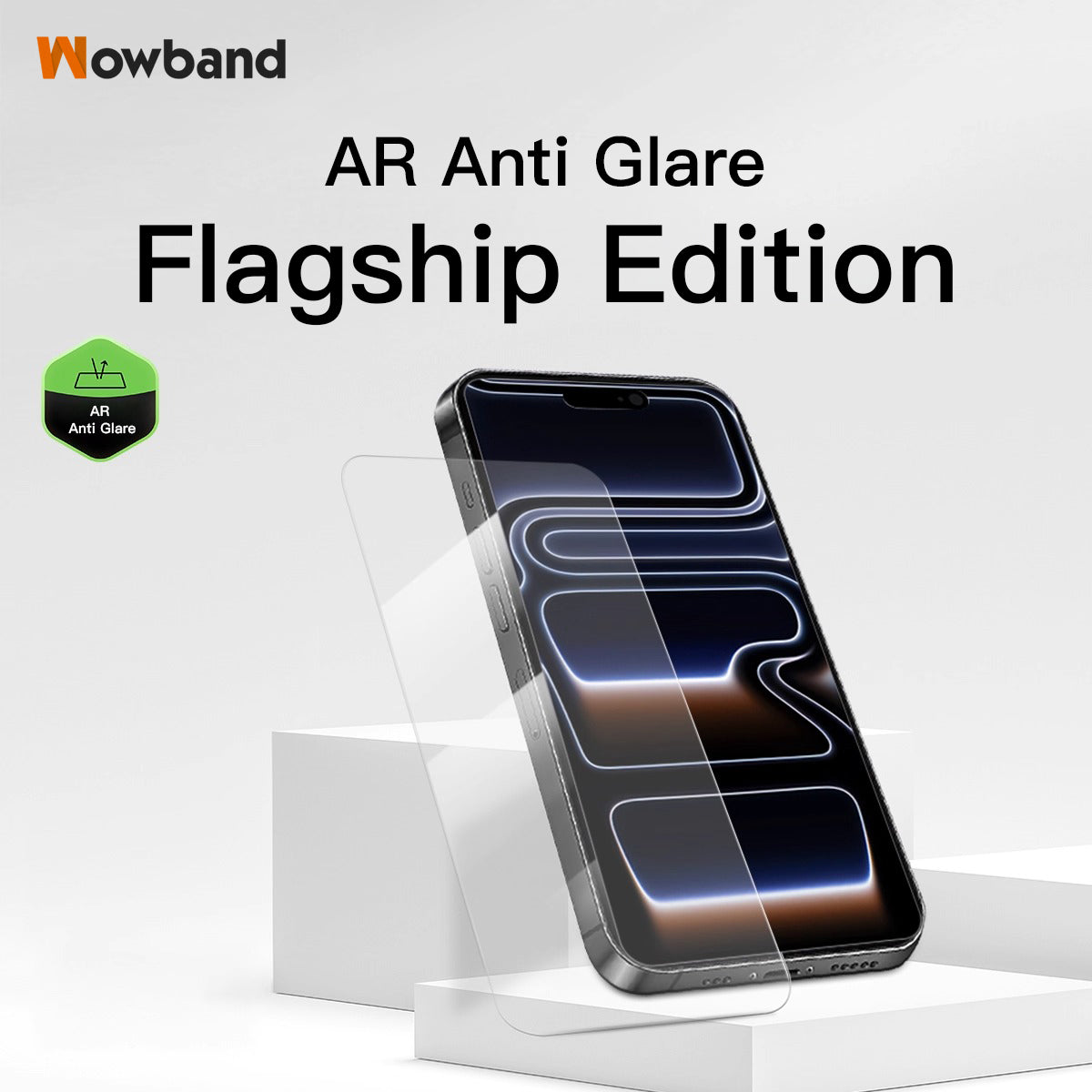 Protecteur d'écran en verre trempé ultra transparent pour iPhone