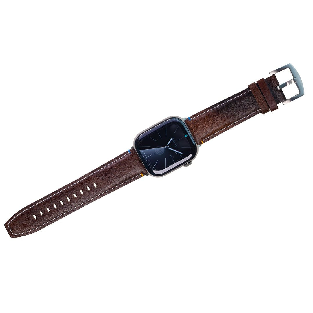 Bracelet en cuir style ville antique