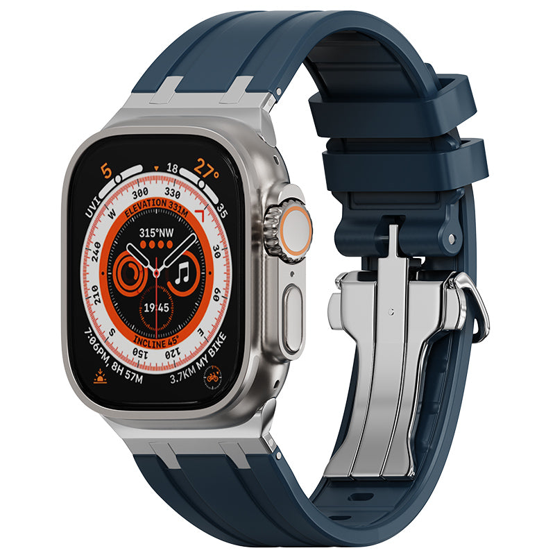 Bracelet en silicone de luxe à boucle déployante AP