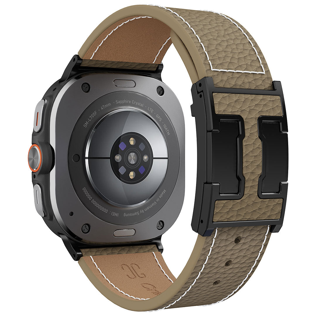 Bracelet en cuir pour Samsung Galaxy Watch Ultra L25