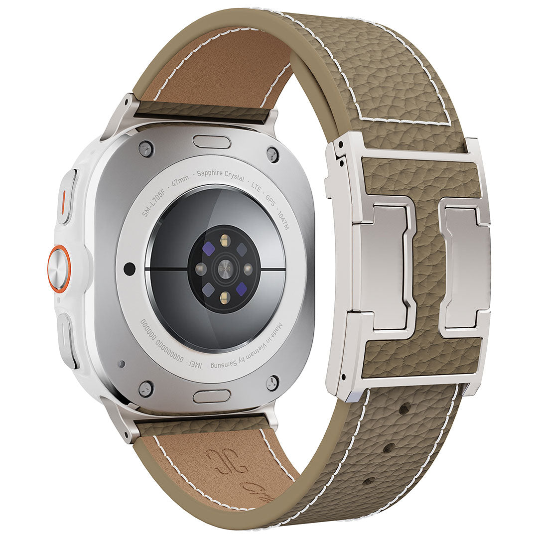 Bracelet en cuir pour Samsung Galaxy Watch Ultra L25