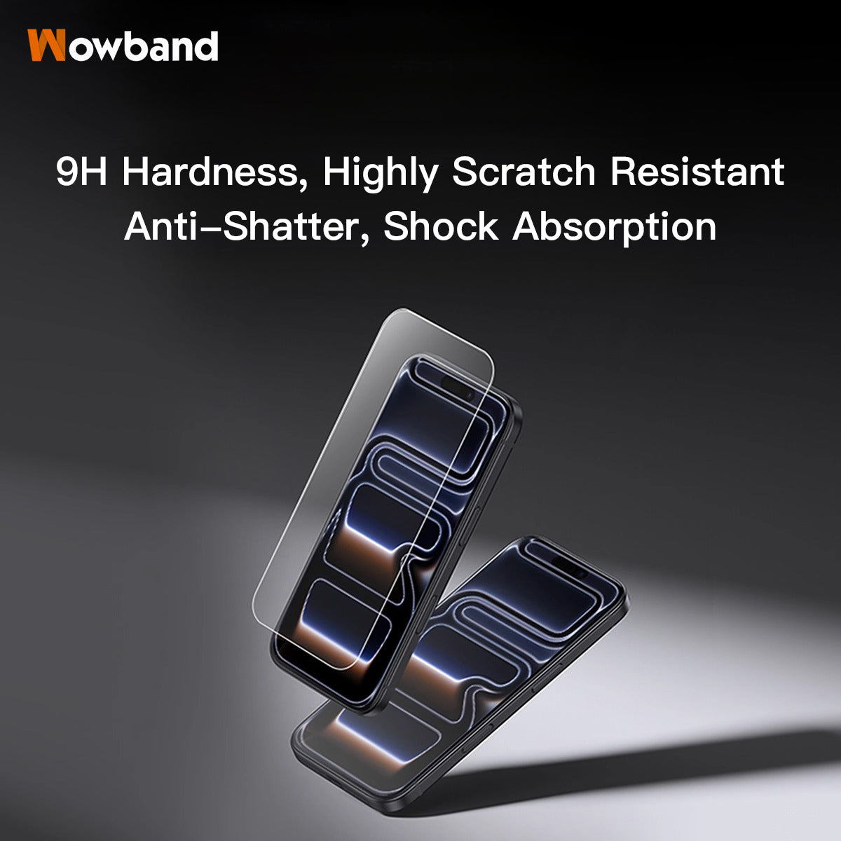 Protecteur d'écran en verre trempé ultra transparent pour iPhone